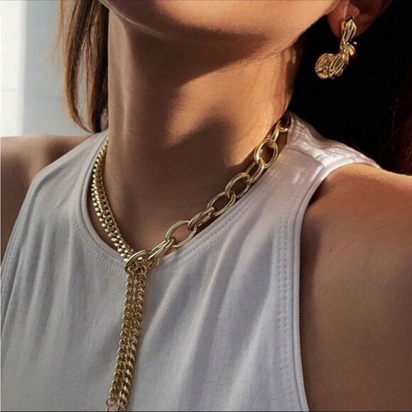 Pearl drop necklace N509 - Picture 3 of 5